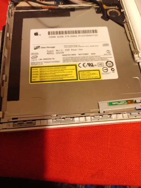 Apple MacBook A1181 2009 13" Genuine Super Multi DVD-RW Burner GS22N 678-0585A