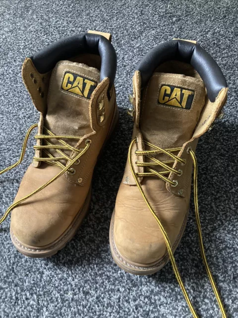 Vintage Caterpillar Boots Size 9 Wide Fit UK Size 9 EU Size 43 - Pre-worn Boots