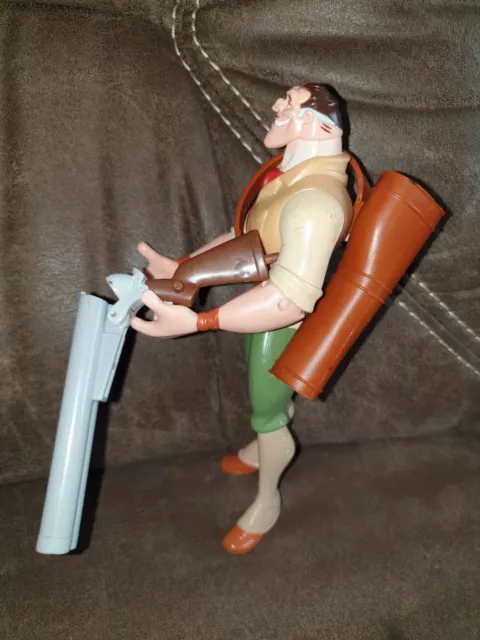 Vintage Disney Tarzan Fire Power Clayton Action Figur Toy Burroughs