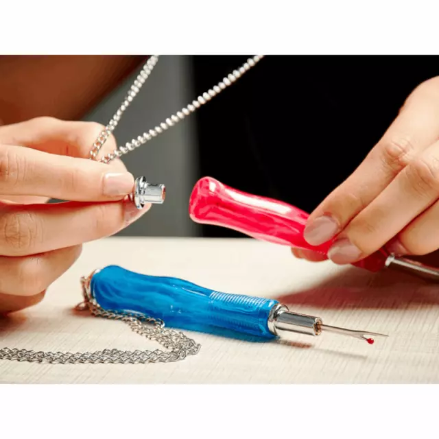 Hemline Seam Ripper with Magnetic Necklace Comfort Grip