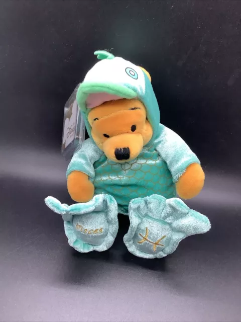 Disney Store Winnie The Pooh Peluche Giocattolo Morbido Raro Oroscopo Insegna Stella Pesci