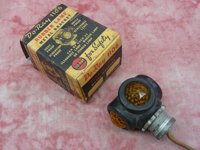 NOS Do Ray 1106 clearance , marker, fender, running lights, working 6 volt, NOS Do Ray 1106 clearance , marker, fender, running lights, working 6 volt,