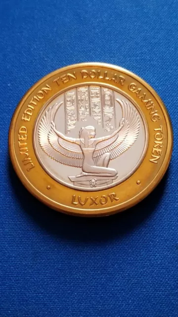 Luxor - Isis Winged Goddess of Fertility  Las Vegas, NV $10 Silver Strike