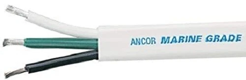 Ancor 131525 Triplex Cable, 14/3 AWG (3 x 2mm2), Flat - 250ft