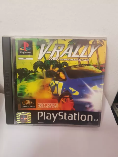 V rally 97 championship edition Playstation1 Ps1 Psx Psone Raro Pal Ita