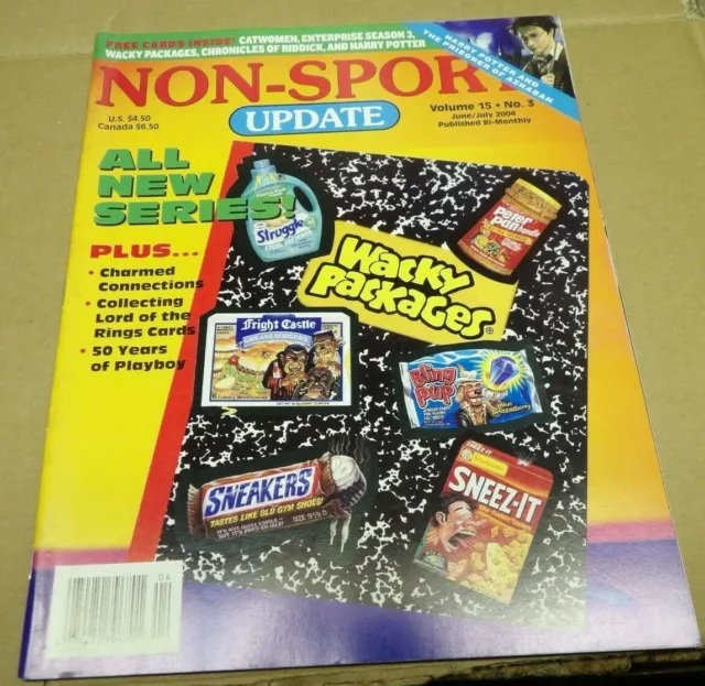 NON SPORT UPDATE Volume 15 No 3 WACKY PACKAGES cover