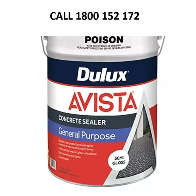 Dulux Avista Concrete Sealer General Purpose Driveway Sealer 20L Semi Gloss