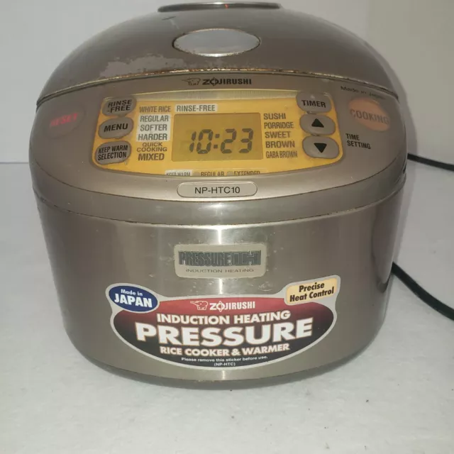 Zojirushi Induction Heating Sys Rice Cooker & Warmer 5 cups NP-HCC10. PARTS ONLY Zojirushi Induction Heating Sys Rice Cooker & Warmer 5 cups NP-HCC10. PARTS ONLY
