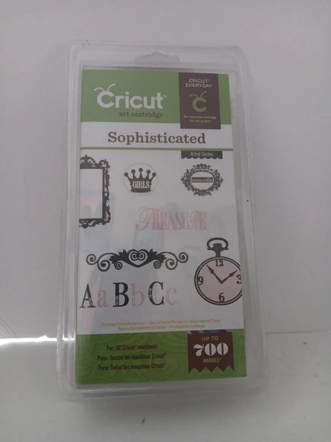 Cartucho de arte Cricut serie de artistas ""sofisticados"". 700 imágenes