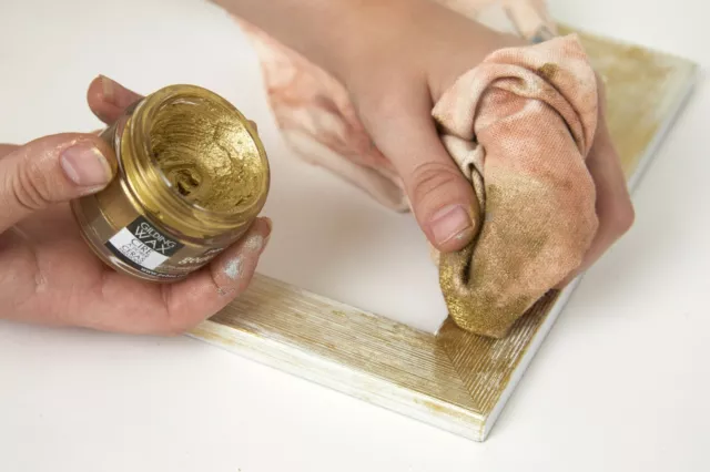 Pebeo Gedeo Gilding Wax Resin 30ml Metallic Colours for Art, Craft, Furniture 3