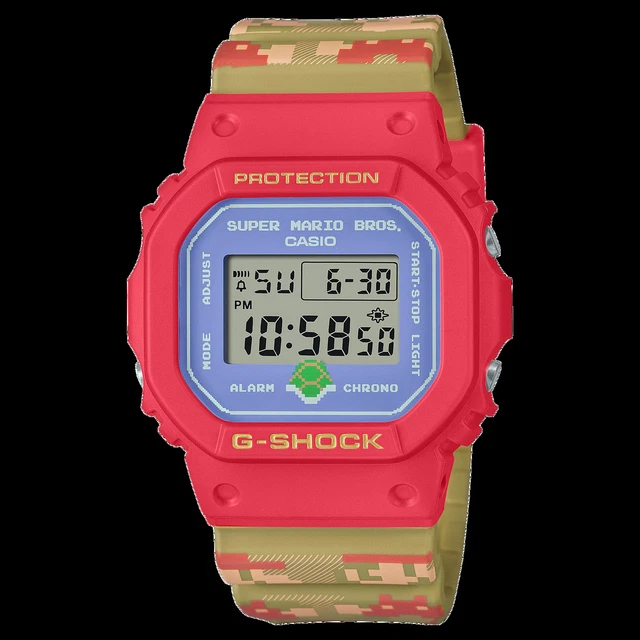 CASIO G-SHOCK DW-5600SMB-4 Super Mario Bros Themed Digital ...