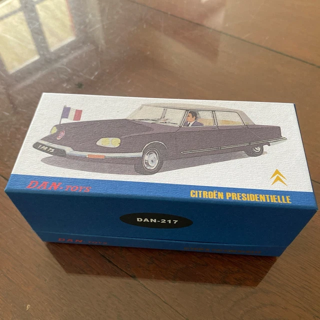 DAN TOYS 1/43 Citroën DS21 Chapron Présidentielle 1968 - Neuf Sous Boîte