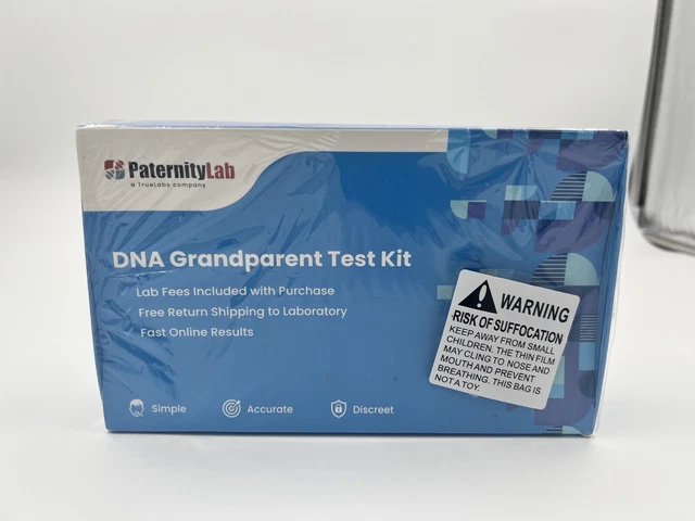PaternityLab DNA Grandparent Test - Lab Fees & Shipping Included - Results in...
