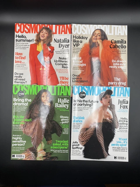 COSMOPOLITAN MAGAZINES X4 See Description Re Publication Dates £8.99 ...