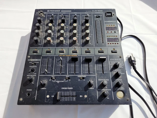 Mixing Console Pioneer DJM500 DJM 500 DJM 500 4 Channel Professional DJ Mixer Mixing Console Pioneer DJM500 DJM 500 DJM 500 4 Channel Professional DJ Mixer