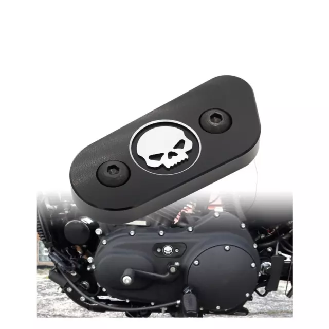 Motorcycle CNC skull Inspection Cover Harley Sportster Iron custom XL883 1200 48