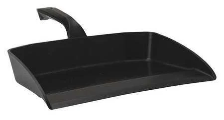 Vikan 56609 Hand Held Dust Pan, Black, Polypropylene, Overall Width: 13"