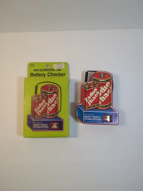 Testeur De Batterie Vintage Radio Shack - Pour Piles 9V, D, C, AA - Fonctionnel