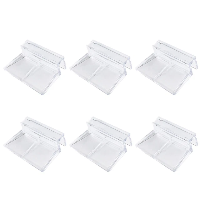 6 Pcs Fish Tank Glass Cover Clips Pallet Fish Tank Accessories