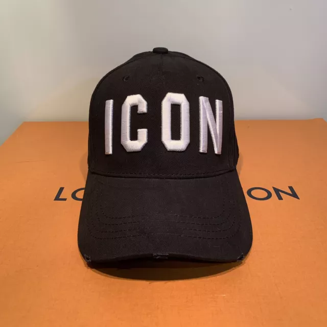 Dsquared2 Black Baseball Cap ICON hat