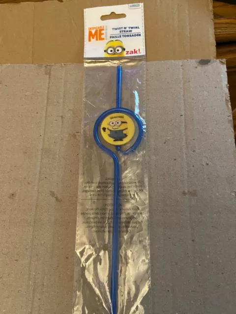 Despicable Me Twist N' Twirl Straw *NEW* ll1