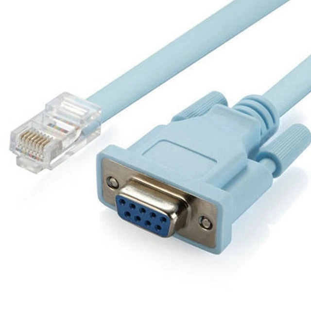 USB CONSOLE CABLE RJ45 Cat5 To Rs232 DB9 Port Serial Female