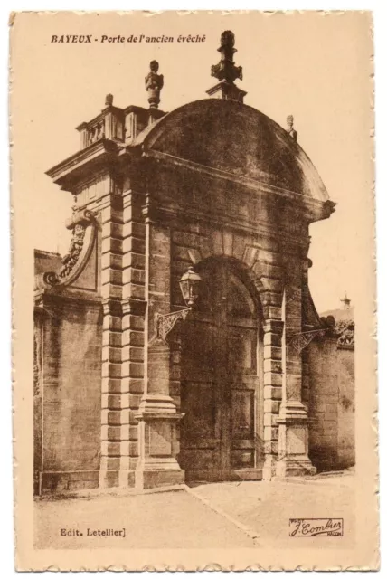 CPA 14 - BAYEUX (Calvados) - Porte de l'ancien évêché