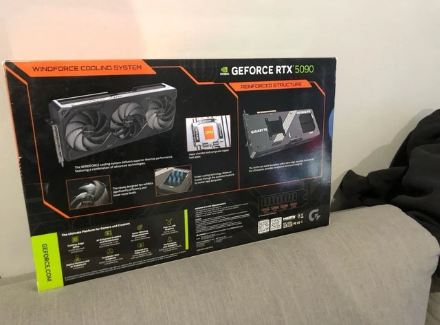 GIGABYTE GEFORCE RTX 5090 WINDFORCE OC 32GB Graphics Card £771.68