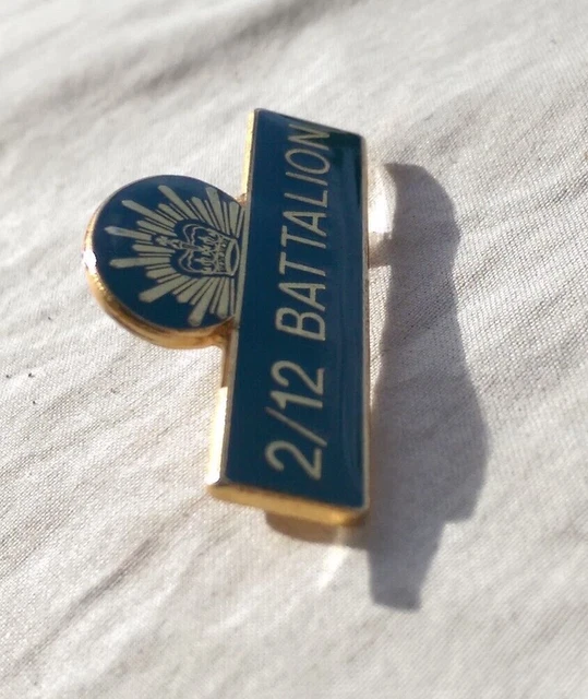 POST WW2 2/12 Battalion Association badge. AIF. Rising Sun. $11.50 ...