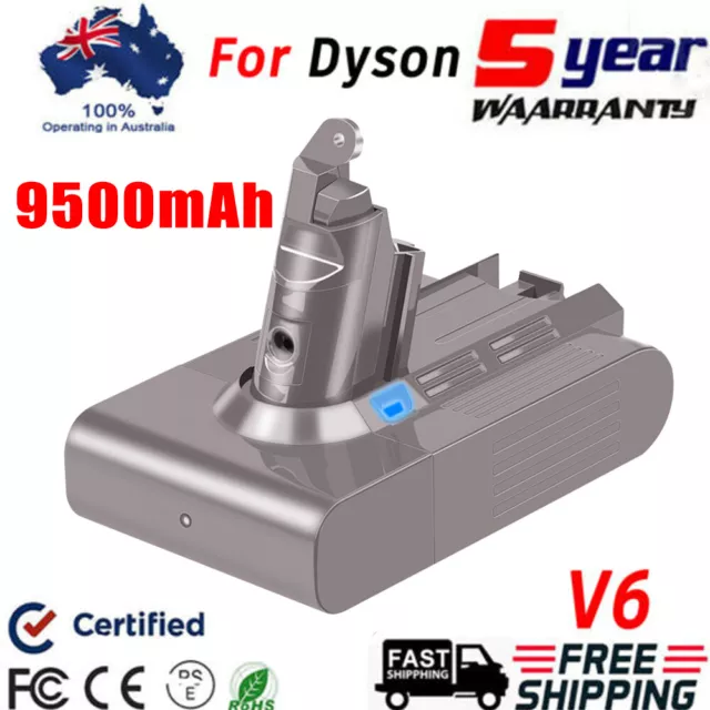 For Dyson V6 Animal 9.5AH Battery SV03 DC58 DC59 DC61 DC62 DC74 Absolute Vacuum