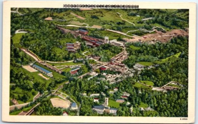 Postcard - Airplane View of Sylva, North Carolina