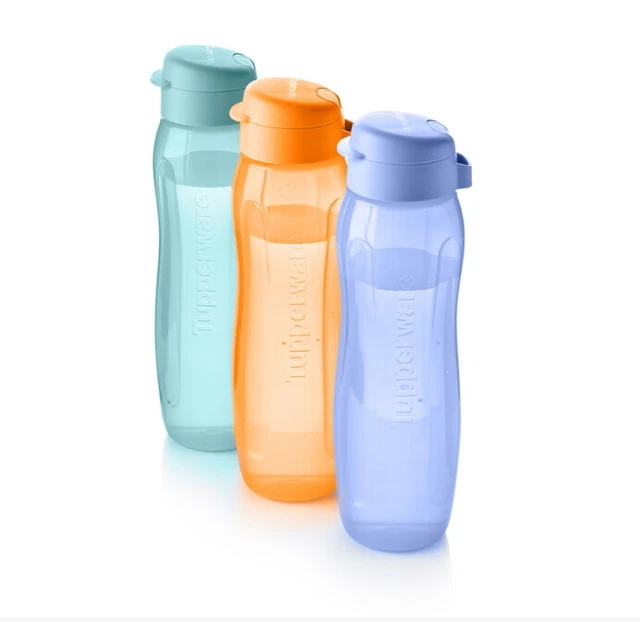Tupperware To Go Eco Easy Borraccia 1,5 Litri Con Chiusura A Clip - Colore Salmone, Eco+, Lavabile In Lavastoviglie - 2