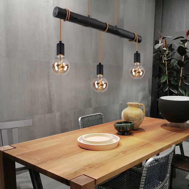 Suspension En Verre Strié 7 Lampes Ambrées NOVA | Suspensions / Lustres | Pier Import - 7