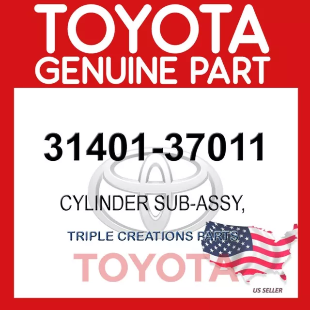 31401-37011 GENUINE OEM Toyota CYLINDER ASSY, CLUTCH MASTER 3140137011