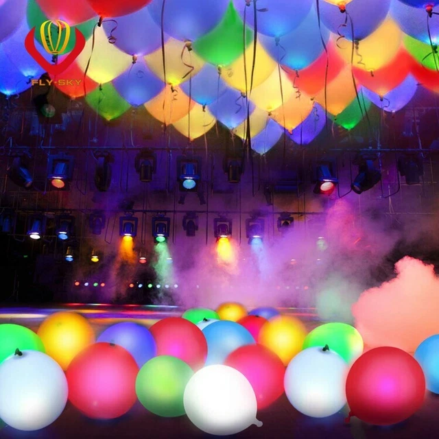 LED light up Balloon multicolour PARTY Decoration Wedding Kids Birthday balloons