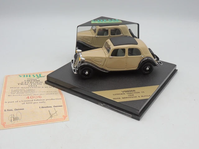 Norev 1934 Citroen Traction 22CV Familiale en marron au 1:43 en boite