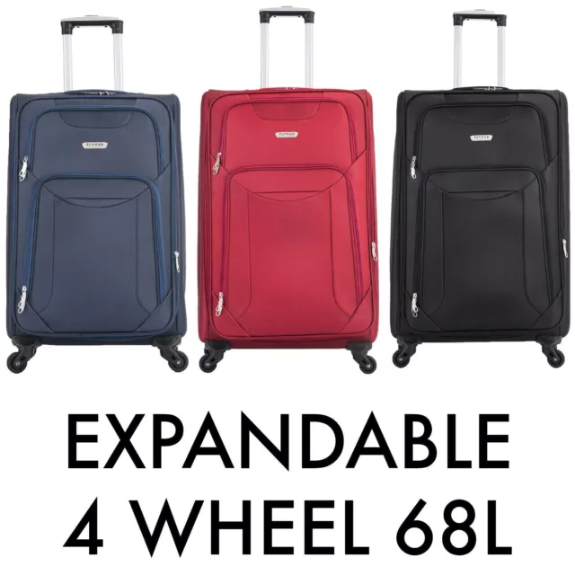 Cabin Bag Hand Luggage 4 Wheel Suitcase Ryanair Easyjet 55x40x20 56x45x25 Case