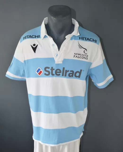 Newcastle Falconi Maglia 2019/2020 Trasferta Rugby Union Autentico Camicia Da L