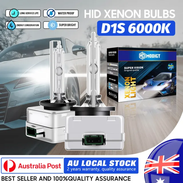 2x Superbright OEM D1S D1C XENON BULB 6000K HID For Holden Caprice WM WN 4200lm