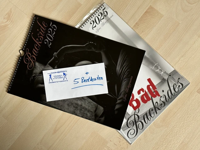 SEXY BACKSIDE 2025 + BAD Backsides 2025 Kalender in OVP / NEU / Erotik Kunst Po EUR 33,95 