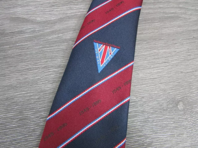 Official VE VJ 50th Anniversary Tie 1945 - 1995 the Nation Gives Thanks Tie