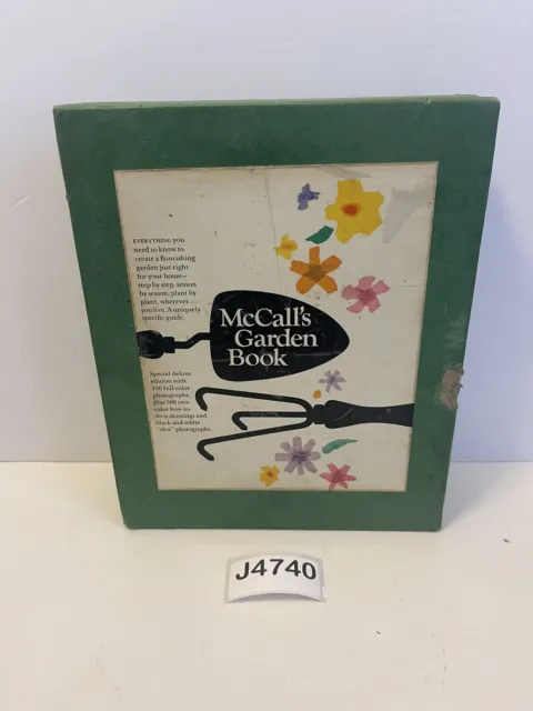 McCall's Garden Book Deluxe Edition 1968 Gretchen Harshbarger Slipcase GARDENING