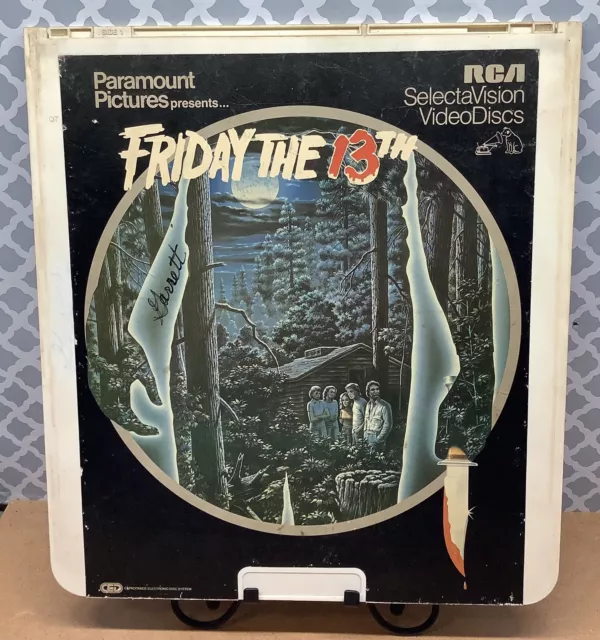 Friday the 13th - CED RCA SelectaVision VideoDisc Vintage HORROR 1981 Untested