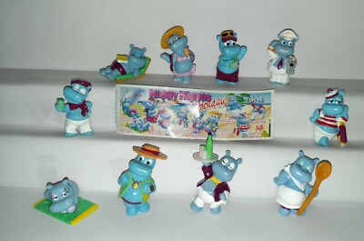 KINDER FERRERO SURPRISE HAPPY HIPPO HOLLYWOOD MOVIE SERIE COMPLETA CAKE TOPPERS 