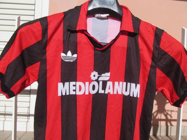 MAGLIA SHIRT CAMISETA Calcio Milan Mediolanum Nr 14 Vintage Tg Xxs
