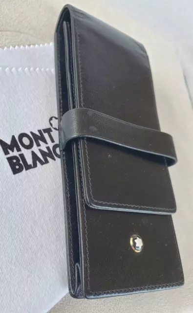 Montblanc 3 Pen Leather Pen Case