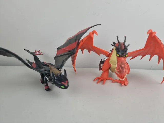 HOW TO TRAIN Your Dragon Toothless & Hookfang Dragons DreamWorks TOYS ...