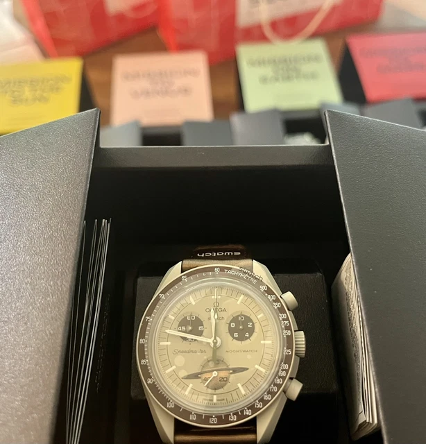 NEW OMEGA X Swatch Bioceramic Moonwatch Mission To Saturn 209 00 
