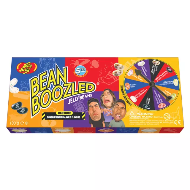 Jelly Belly BEAN BOOZLED Jelly Beans Spinner Wheel Game 5th edition100g Gift Box