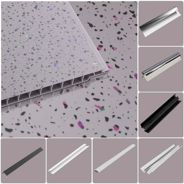 Silver Angle Trim Pvc 90 Degree Angle Trim Chrome Bathroom Wall Panels 20 Mm 2 5 M By Dbs